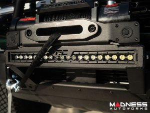 Ford Bronco Winch Mount - High Mount - OE Modular Bumper - Rough Country - PRO9500S Winch - Black Series LED Ford Bronco Winch Mount - High Mount - OE Modular Bumper - Rough Country - PRO9500S Winch - Black Series LED